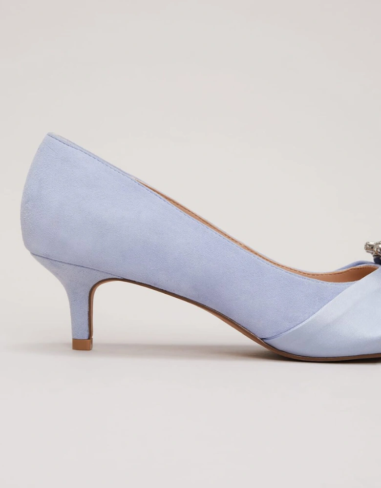 Embellished Kitten Heel Shoes