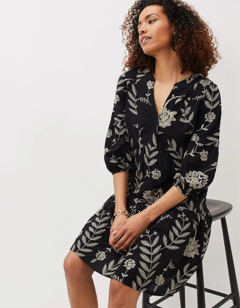 Gina Embroidered Dress