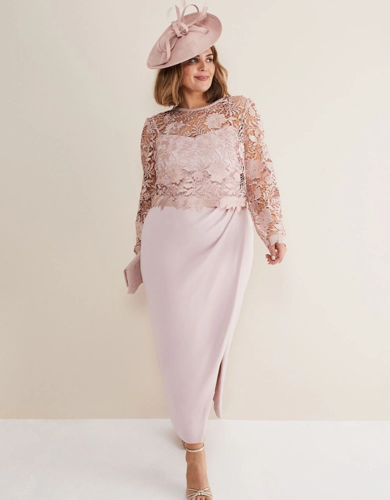 Adeline Double Layer Maxi Dress