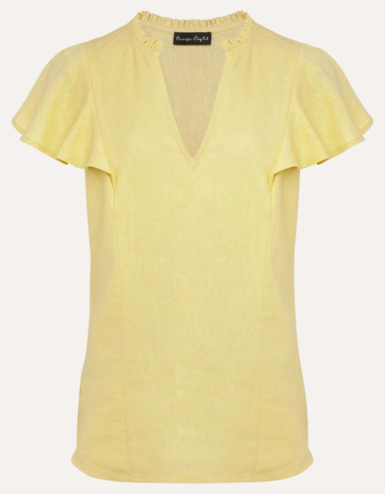 Ines Linen Top