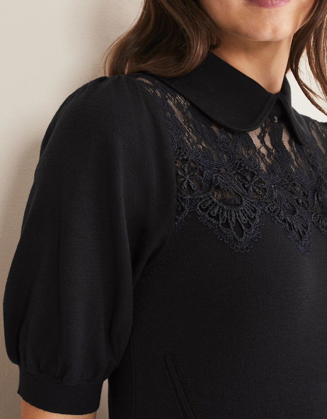 Renata Lace Yoke Dress