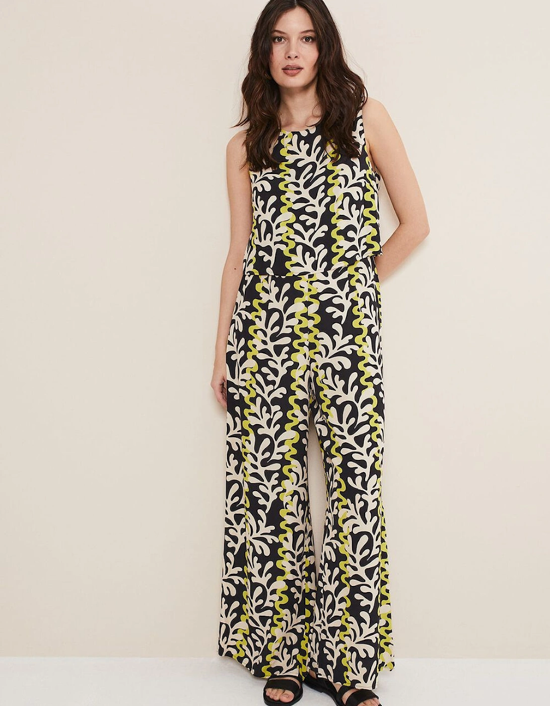 Aubrey Black Sequin Wide Leg Jumpsuit, 9 of 8