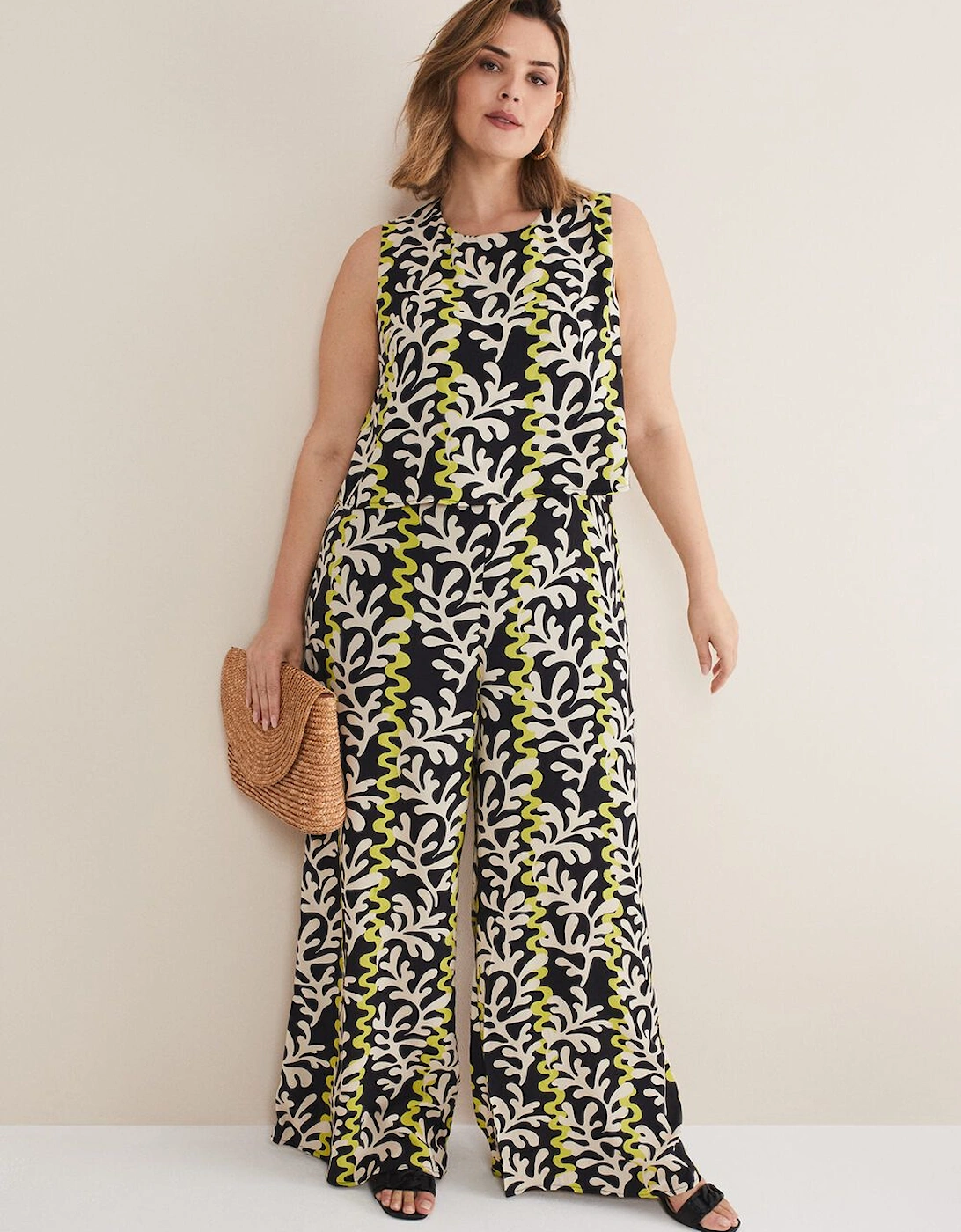 Aubrey Black Sequin Wide Leg Jumpsuit
