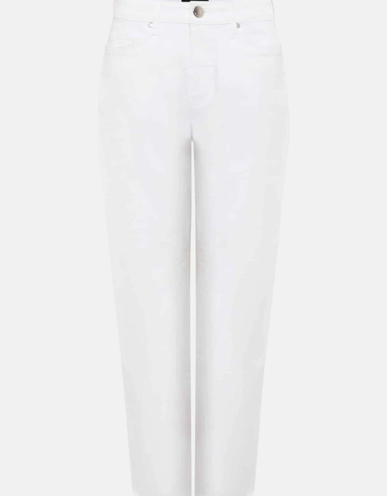 Petra Raw Hem Straight Leg Jeans