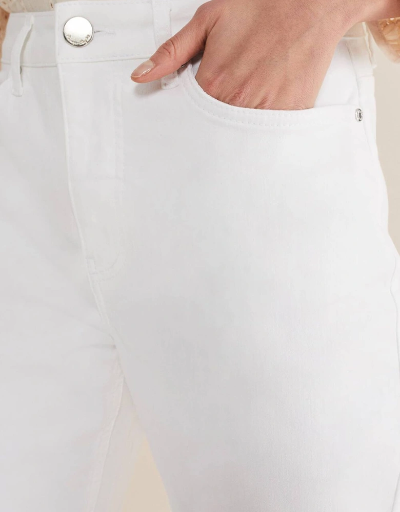 Petra Raw Hem Straight Leg Jeans