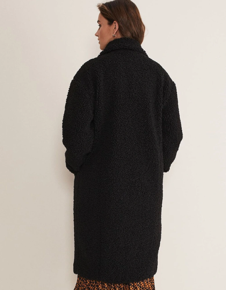 Libbie Longline Teddy Coat
