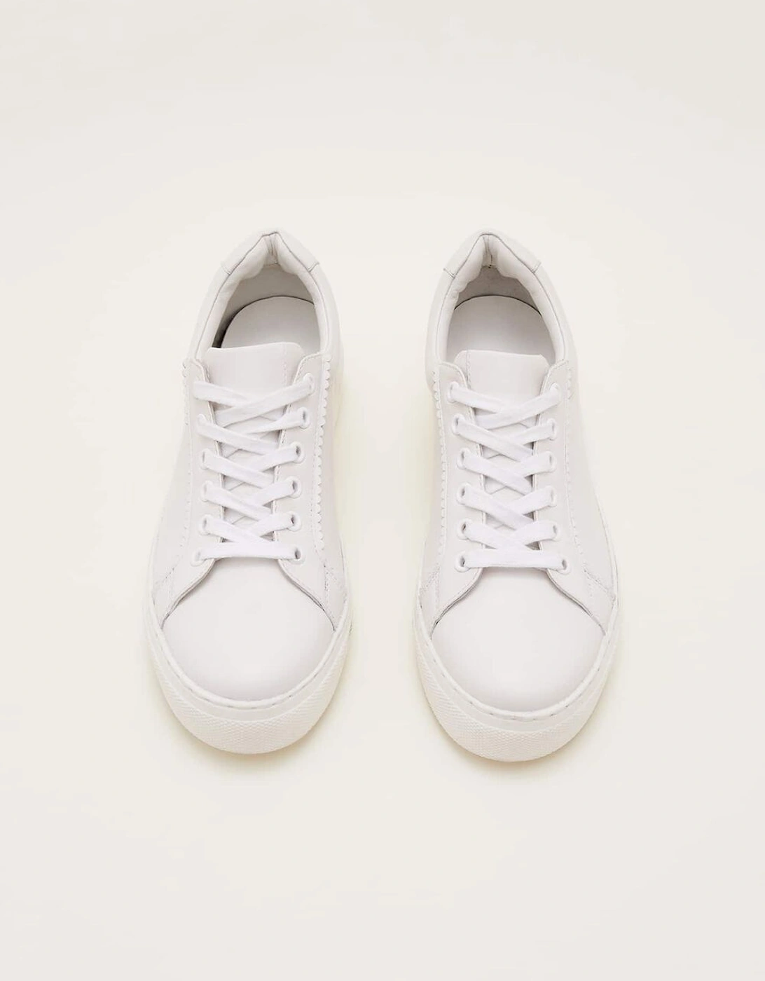 White Leather Trainers