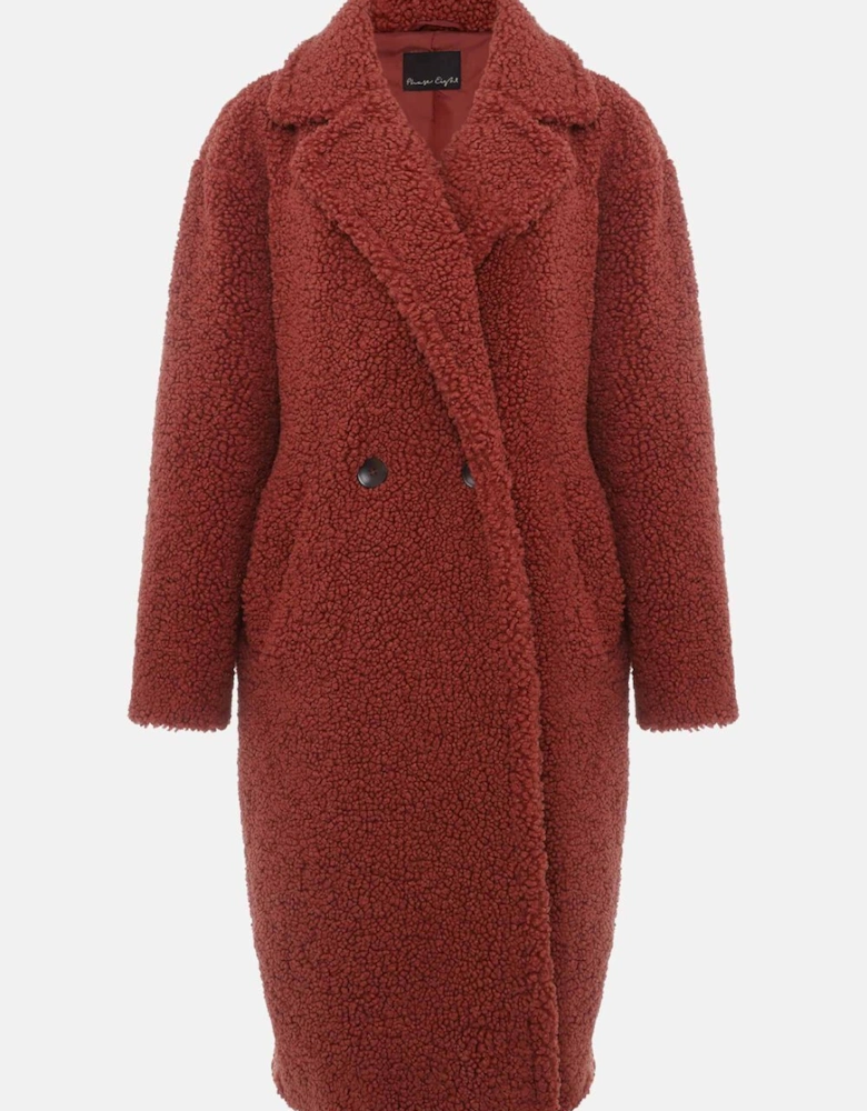 Libbie Longline Teddy Coat