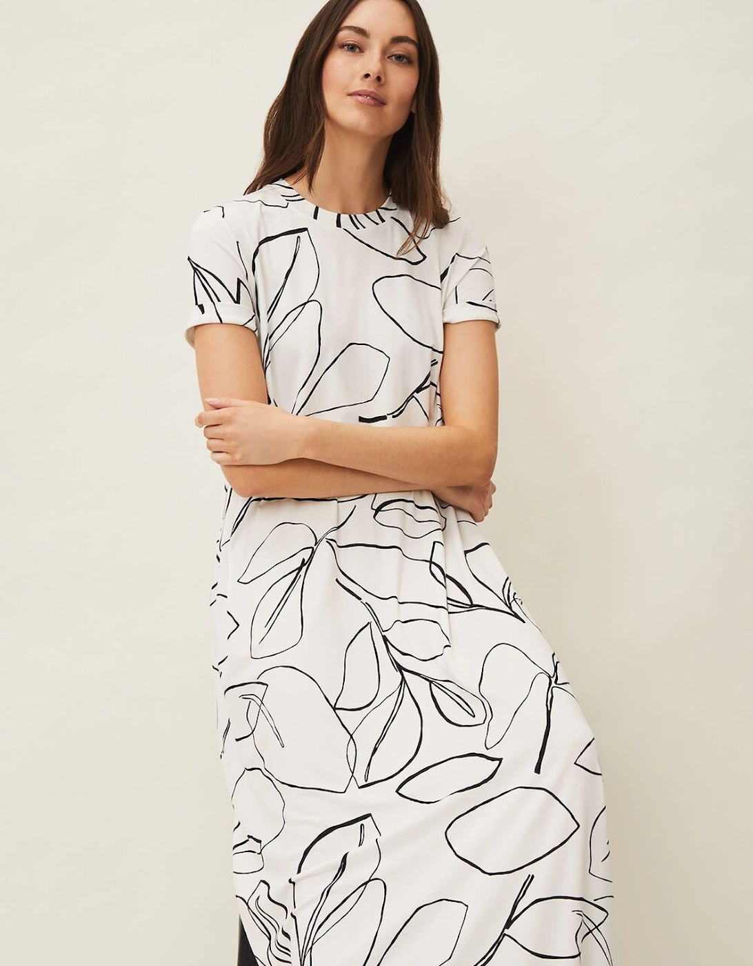 Fifi Floral T-Shirt Maxi Dress