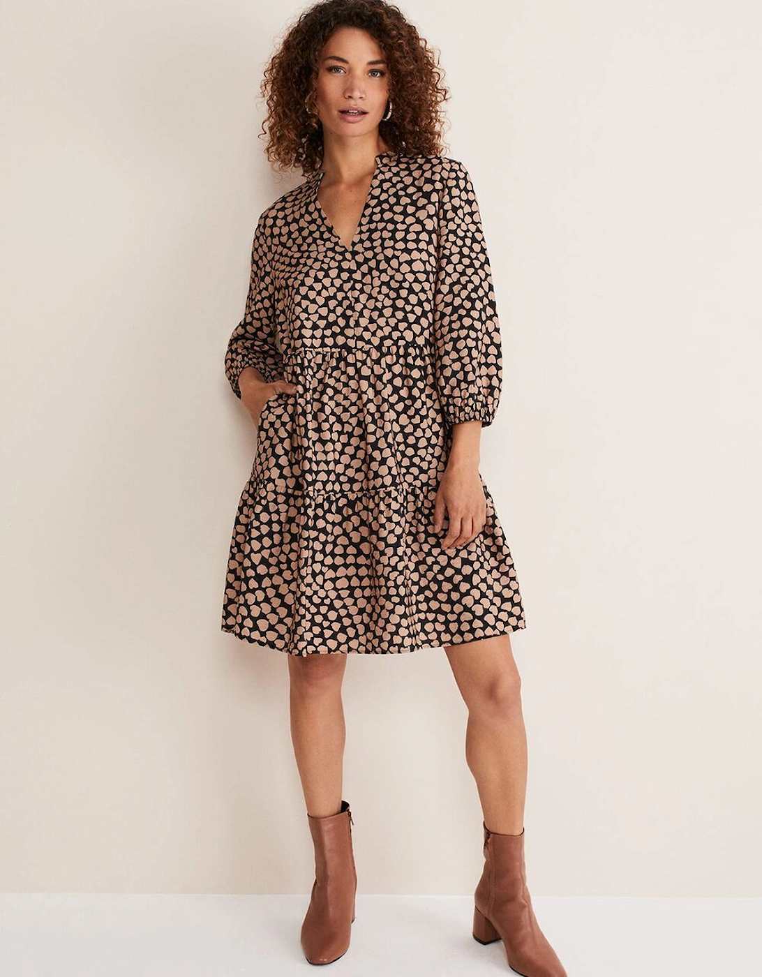 Kesia Hearts Swing Dress