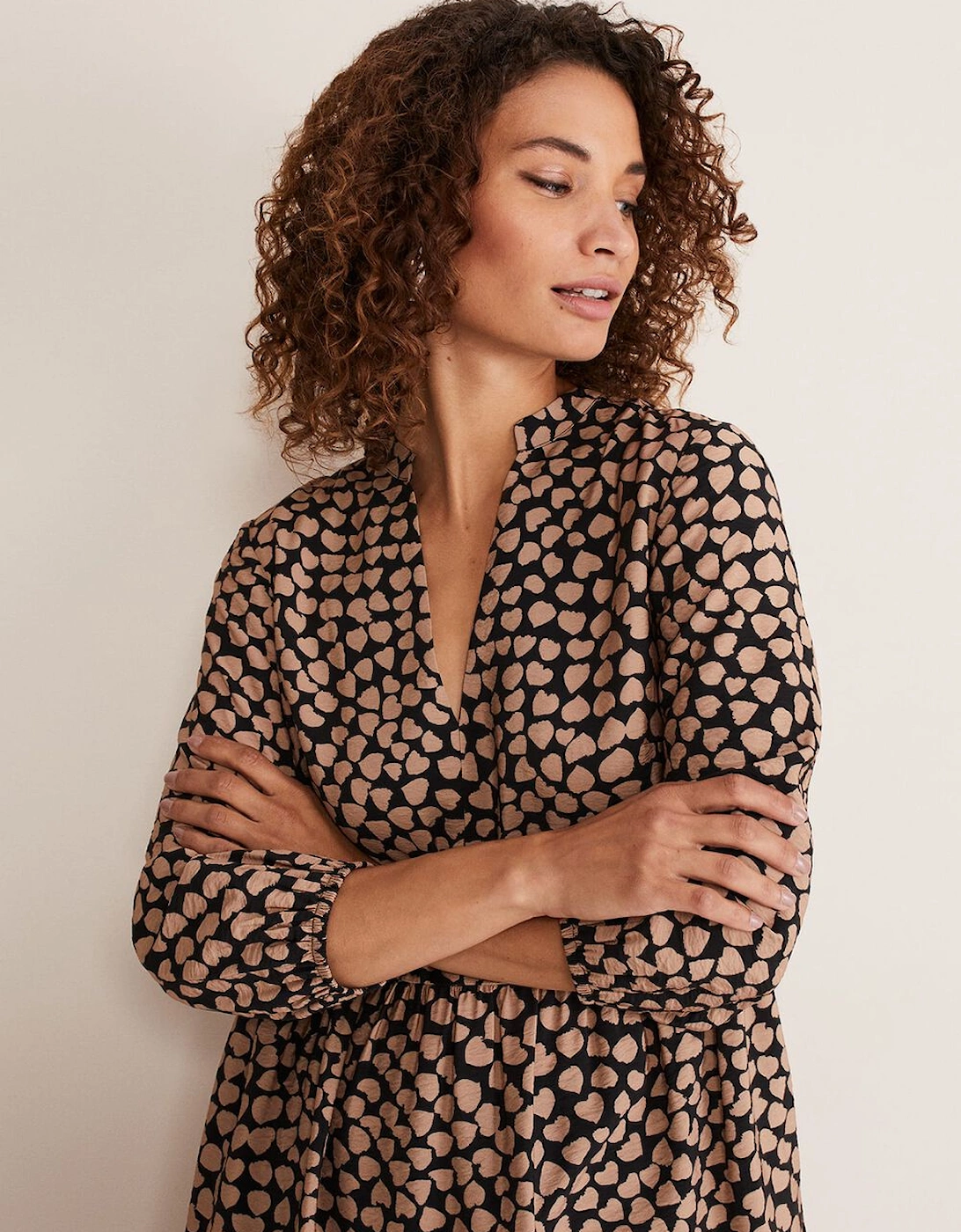 Kesia Hearts Swing Dress