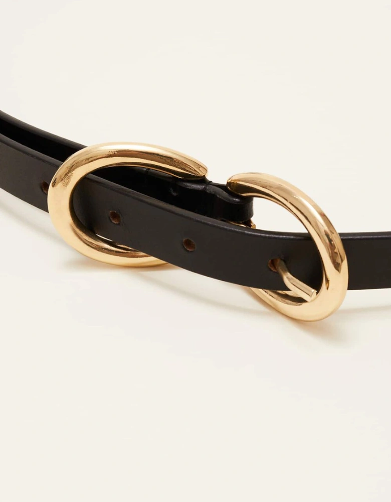 Betsy Double Ring Leather Belt