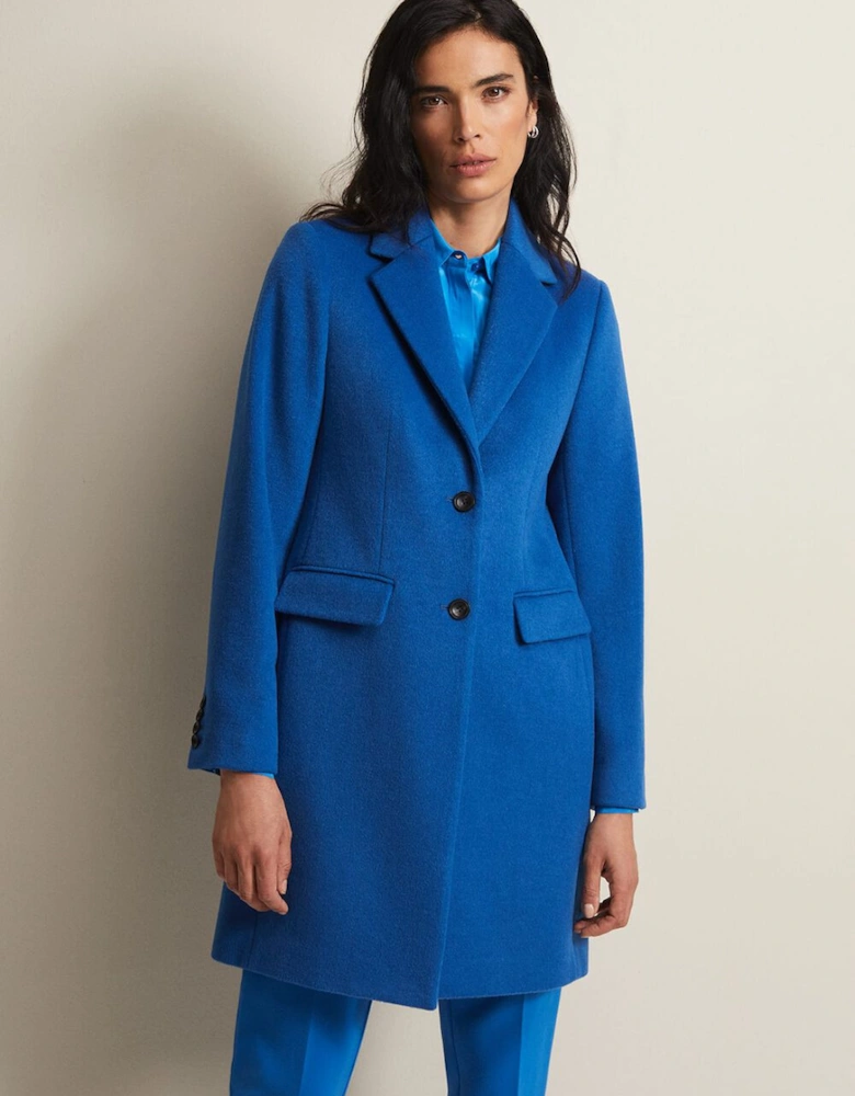 Lydia Camel Wool Smart Coat