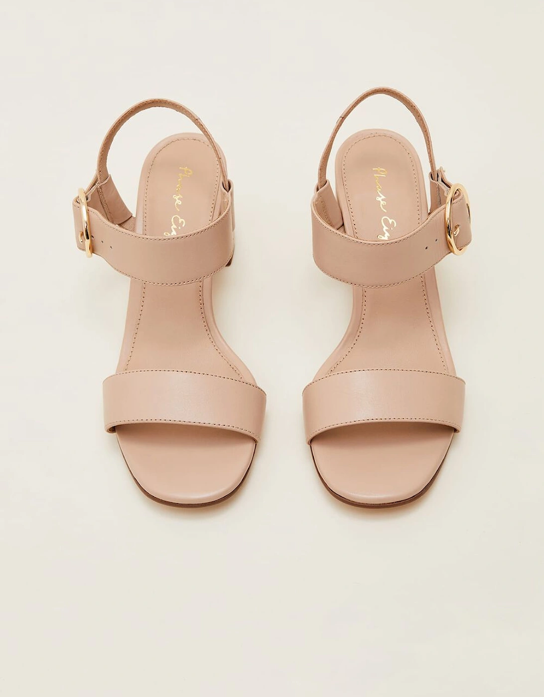 Leather Buckle Sandals