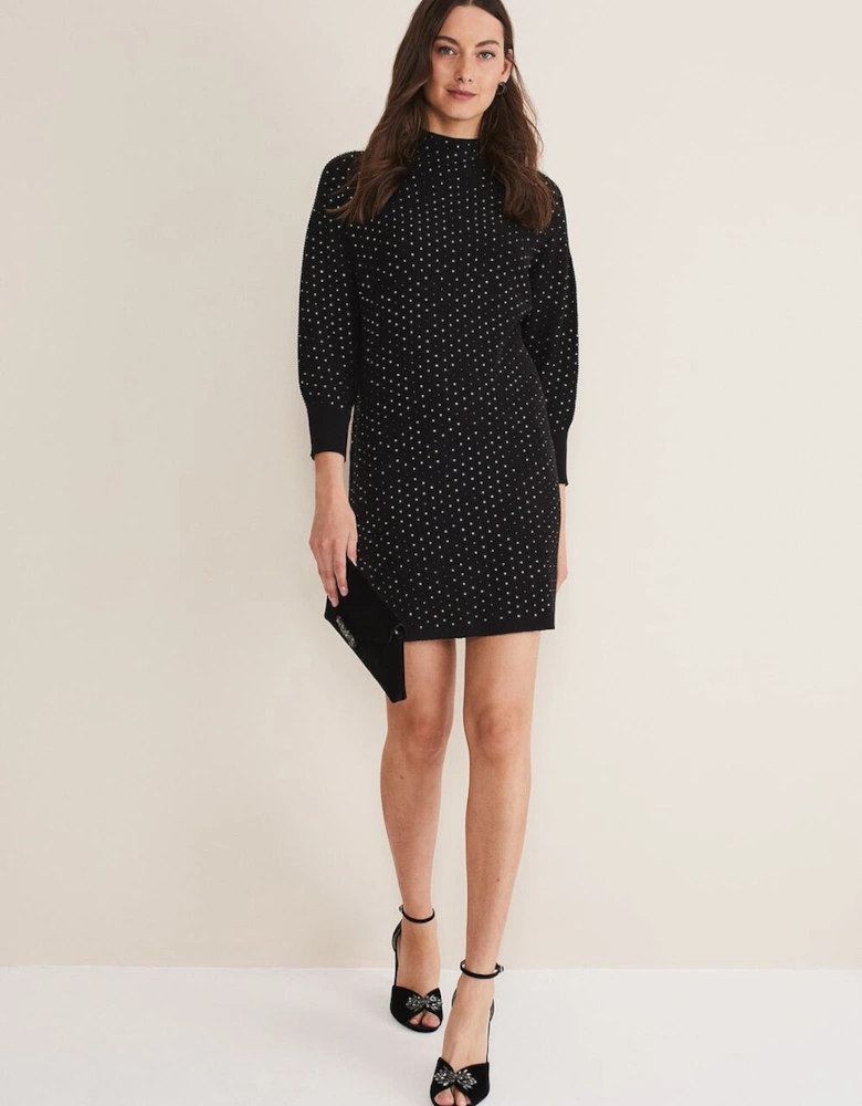 Lita Embellished Mini Dress