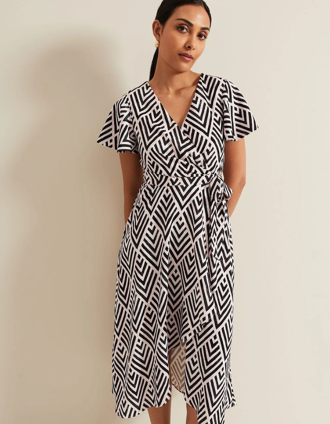 Petite Julissa Print Wrap Dress