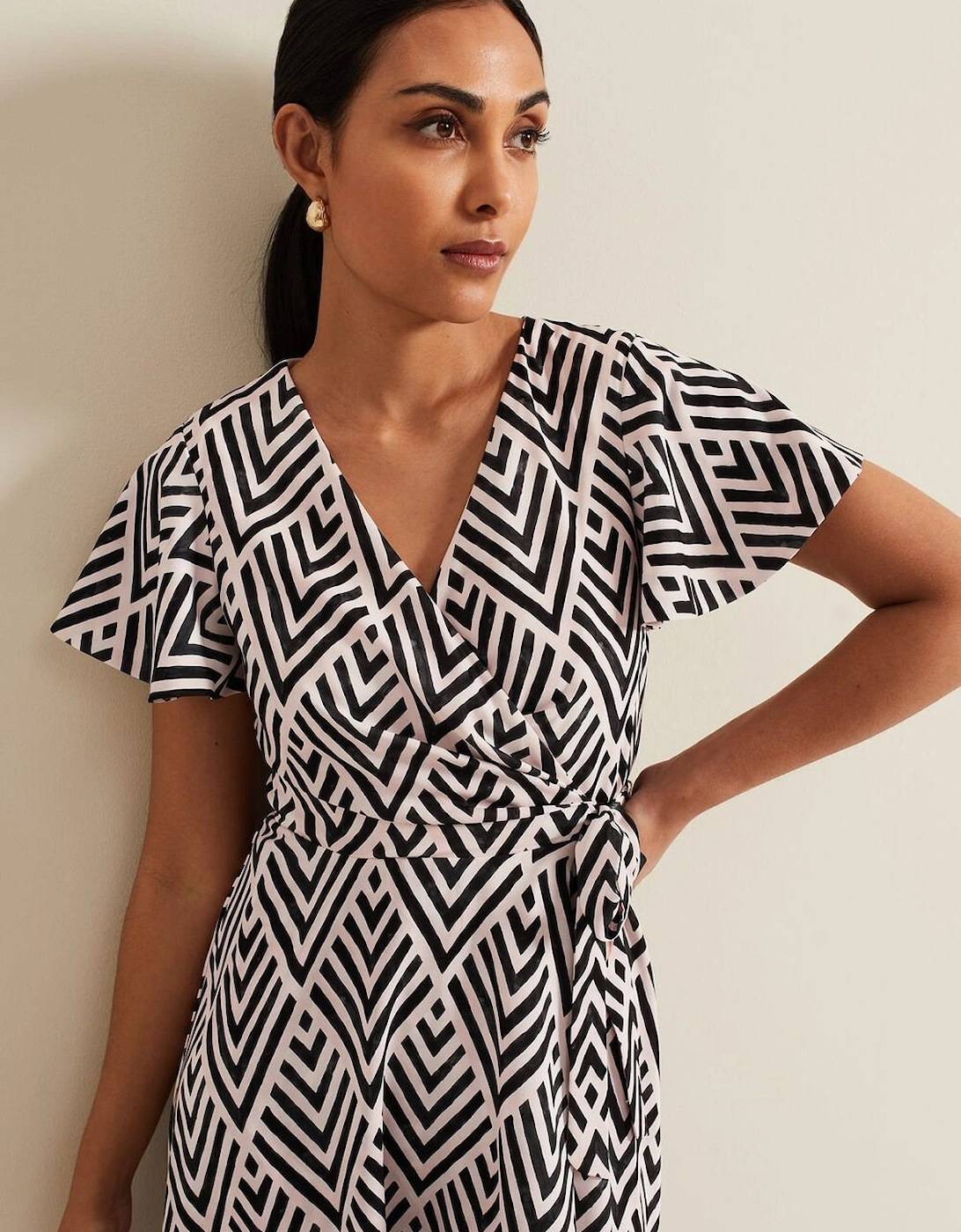 Petite Julissa Print Wrap Dress