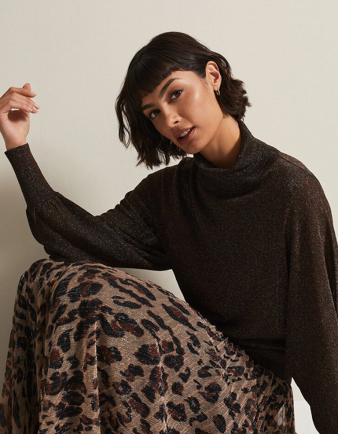 Annalise Shimmer Batwing Jumper, 7 of 6