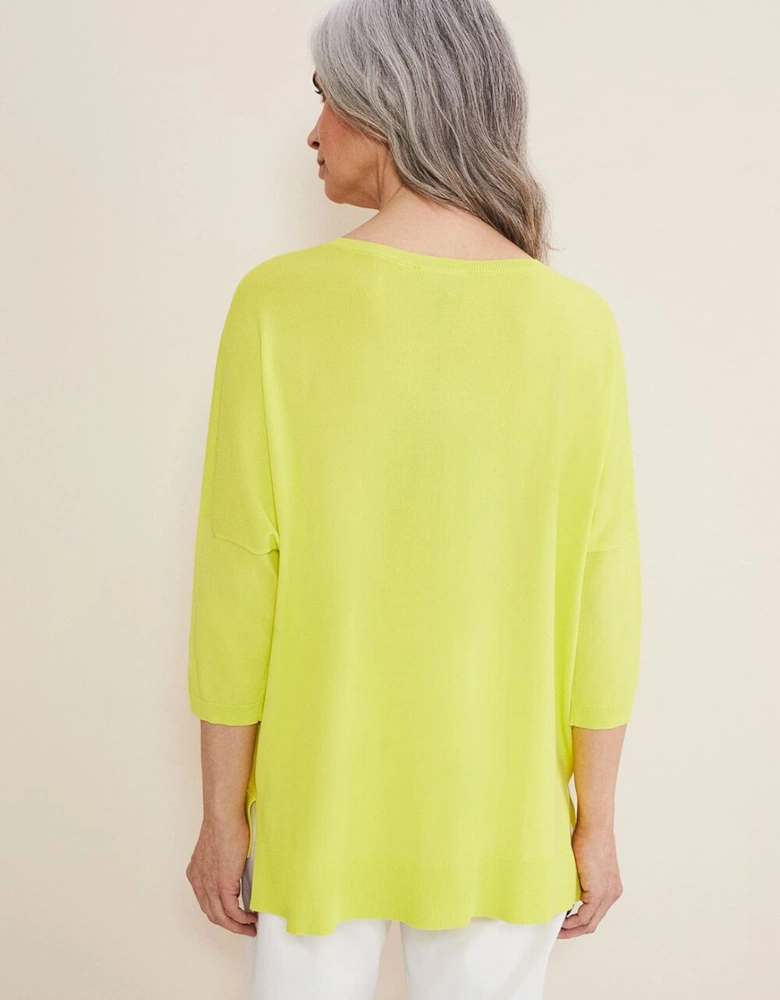 Adriana Stepped Hem Knit