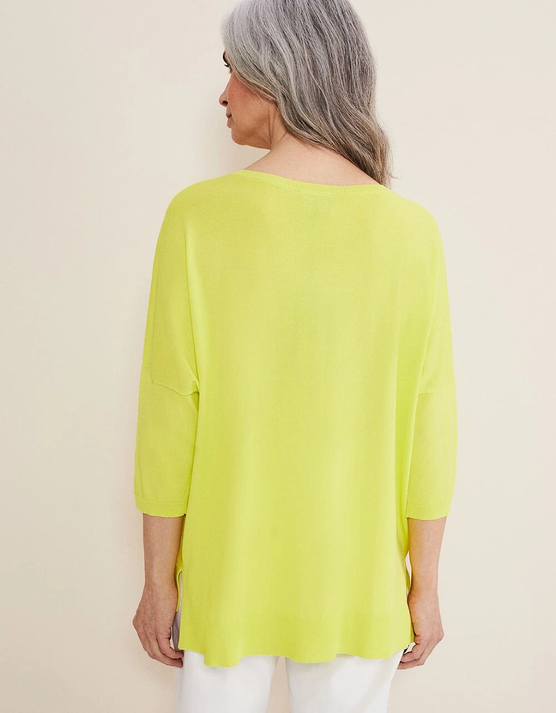 Adriana Stepped Hem Knit