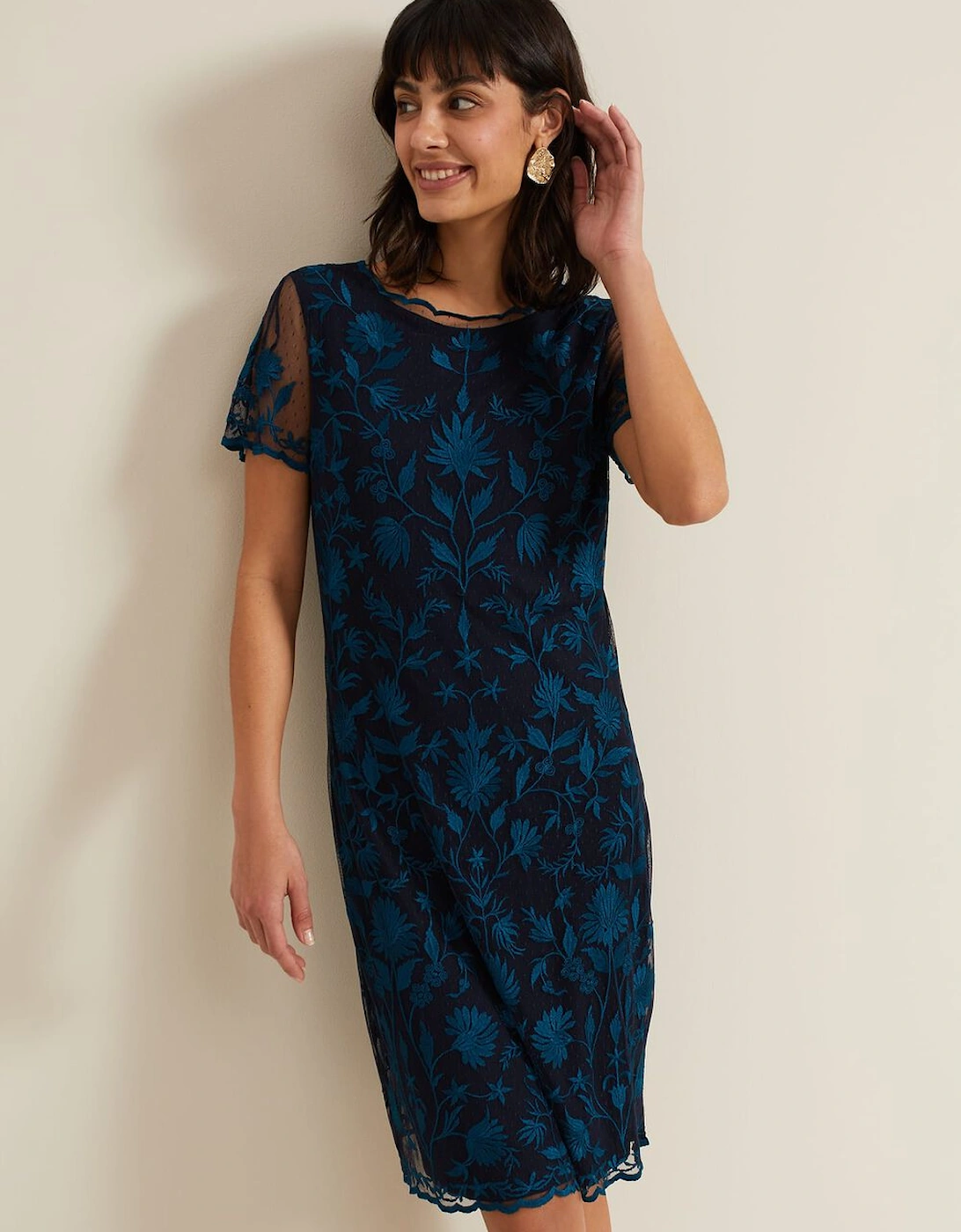 Shelby Embroidered Dress, 7 of 6