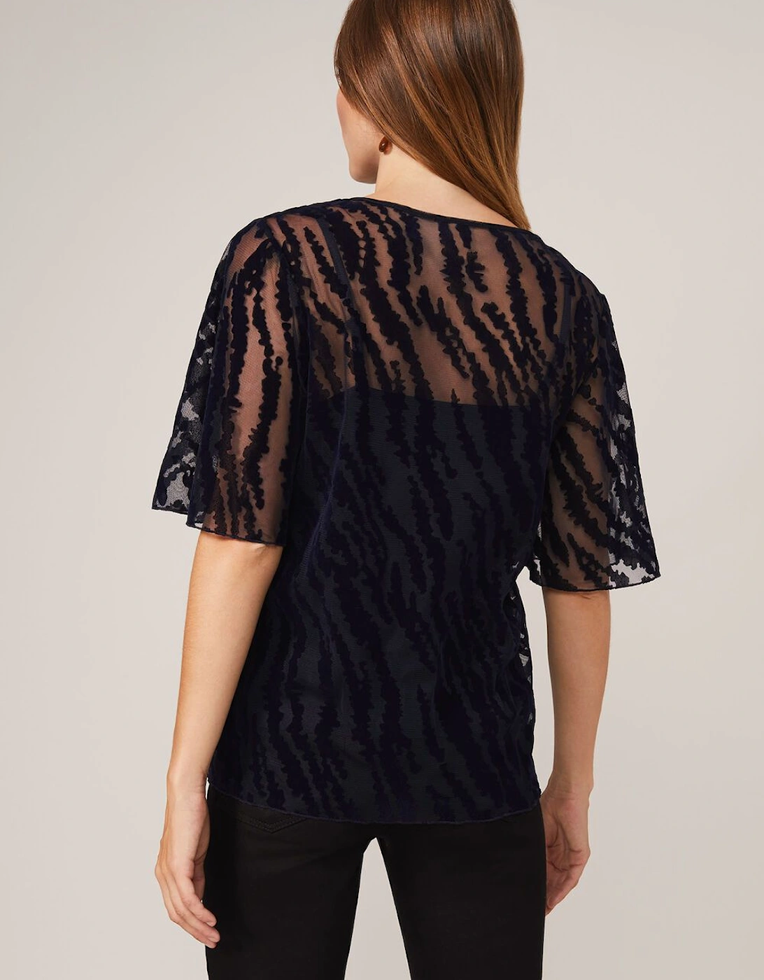 Harriet Textured Flock Top