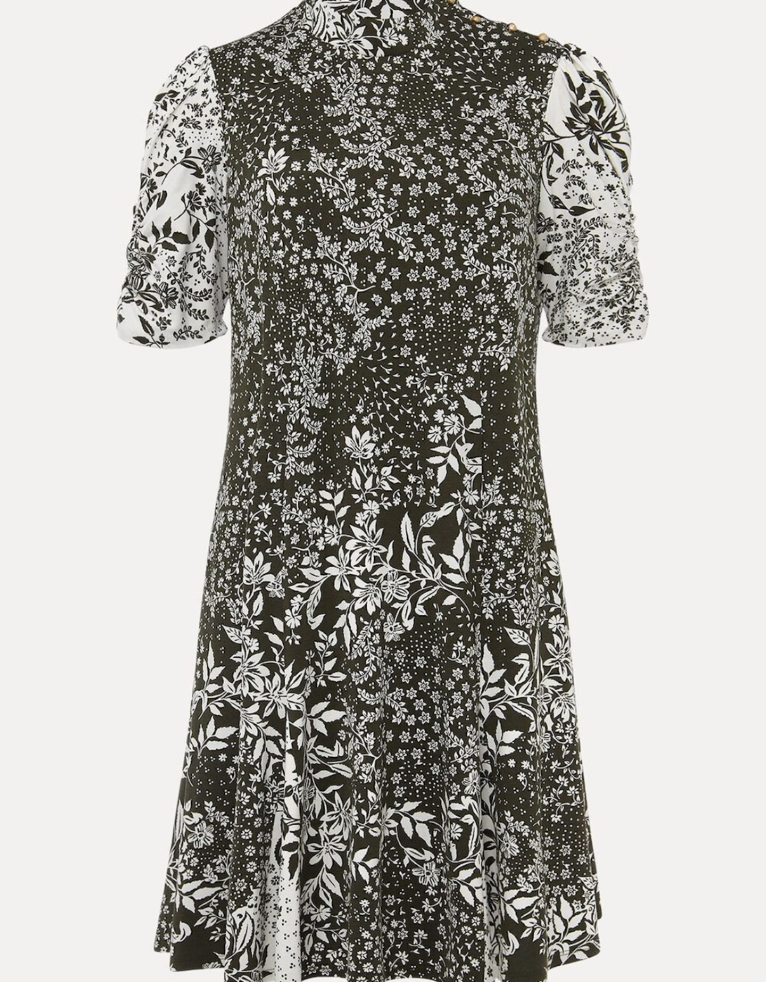 Alva Mixed Print Dress