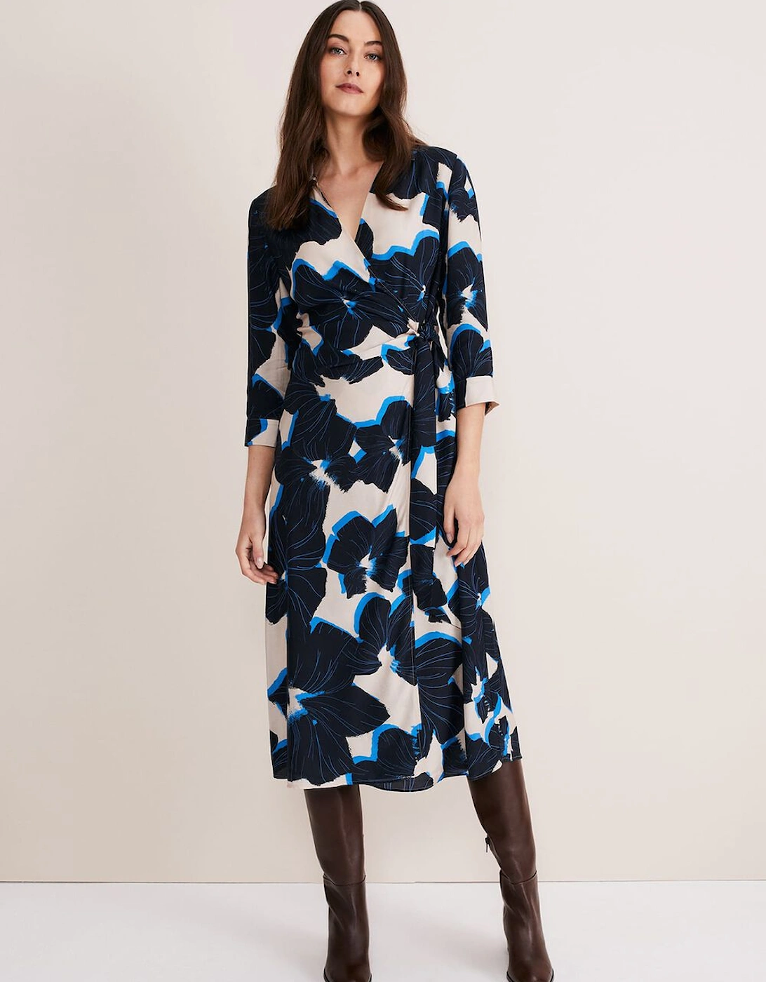 Rae Floral Wrap Dress, 7 of 6