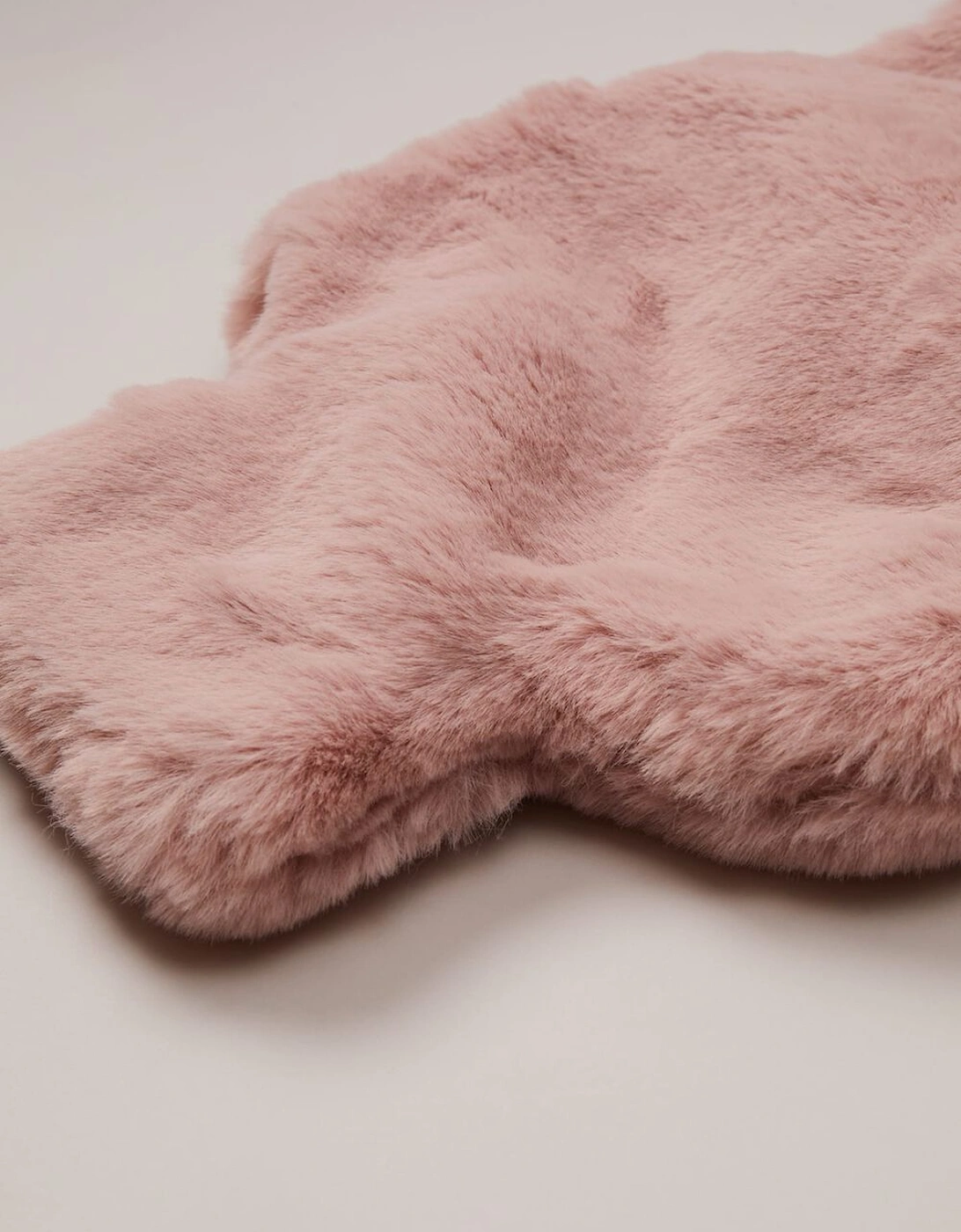 Pink Faux Fur Hot Water Bottle