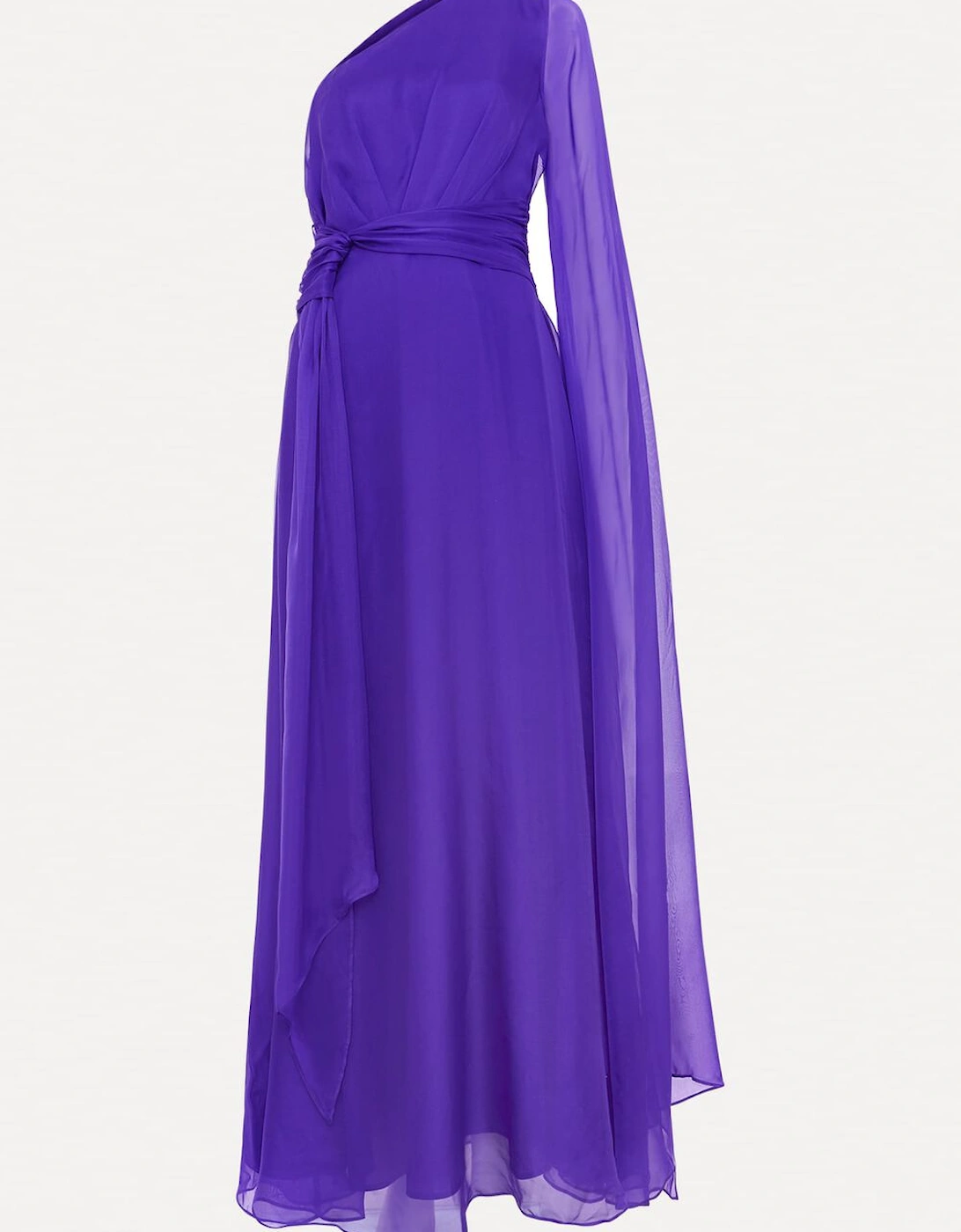 Darby Silk One Shoulder Maxi Dress