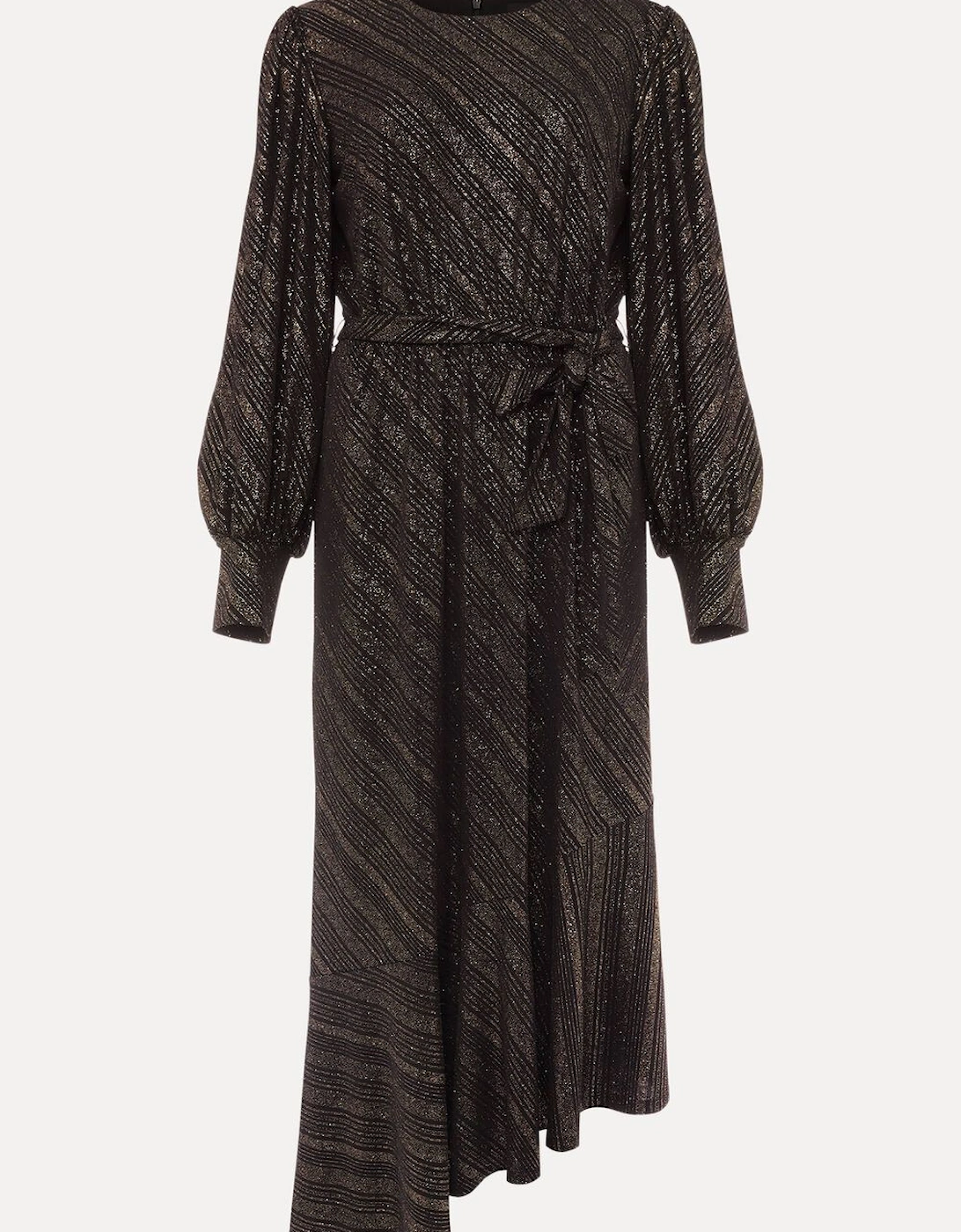 Clairette Asymmetric Sparkle Dress