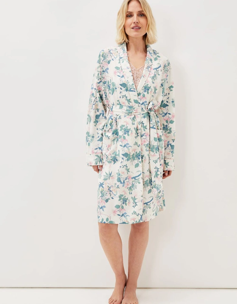 Avarie Chinoiserie Print Robe