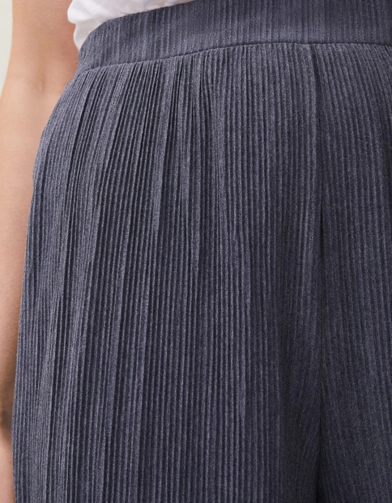 Bradie Plisse Wide Leg Trousers