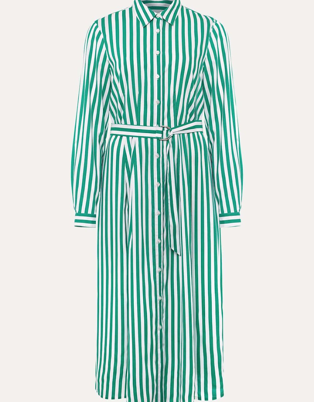 Ida Stripe Shirt Midi Dress