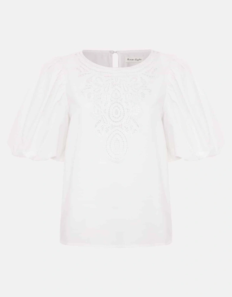 Lillianna Lace Front Blouse