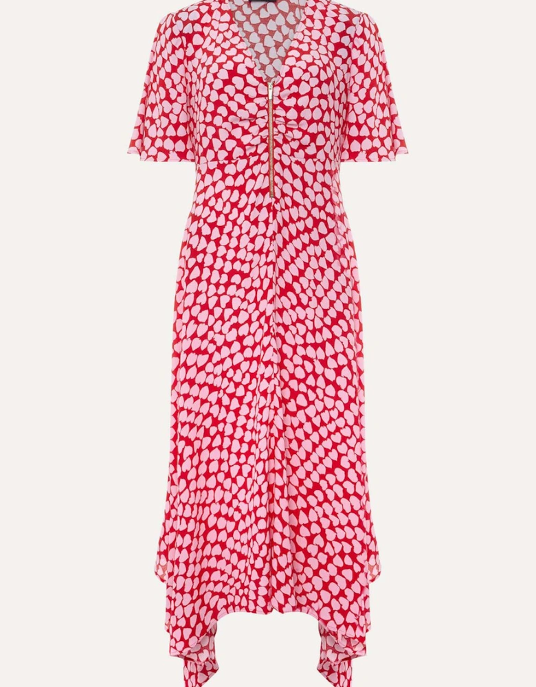 Darcie Heart Midi Dress