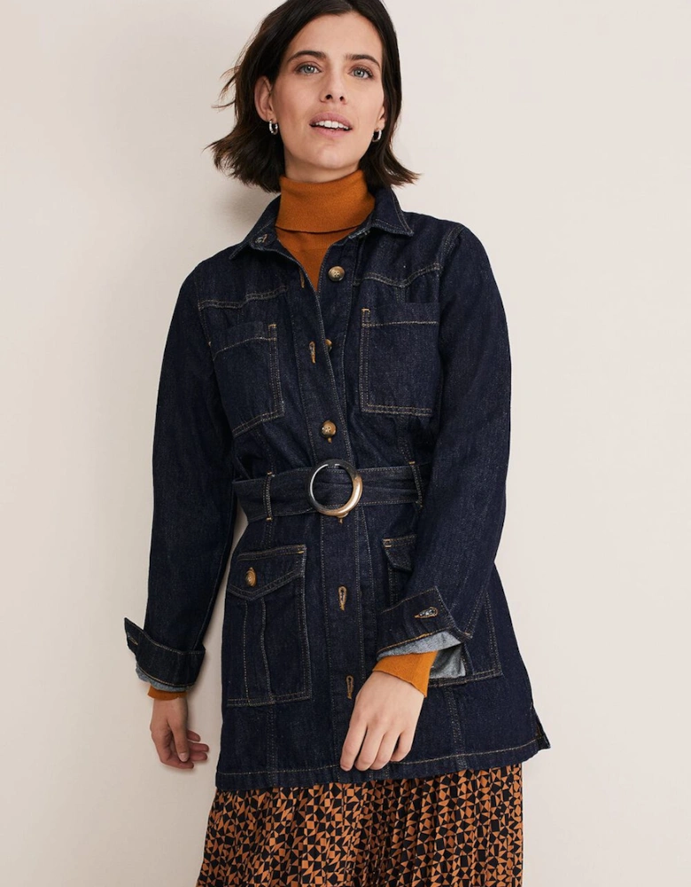 Marcie Longline Denim Jacket