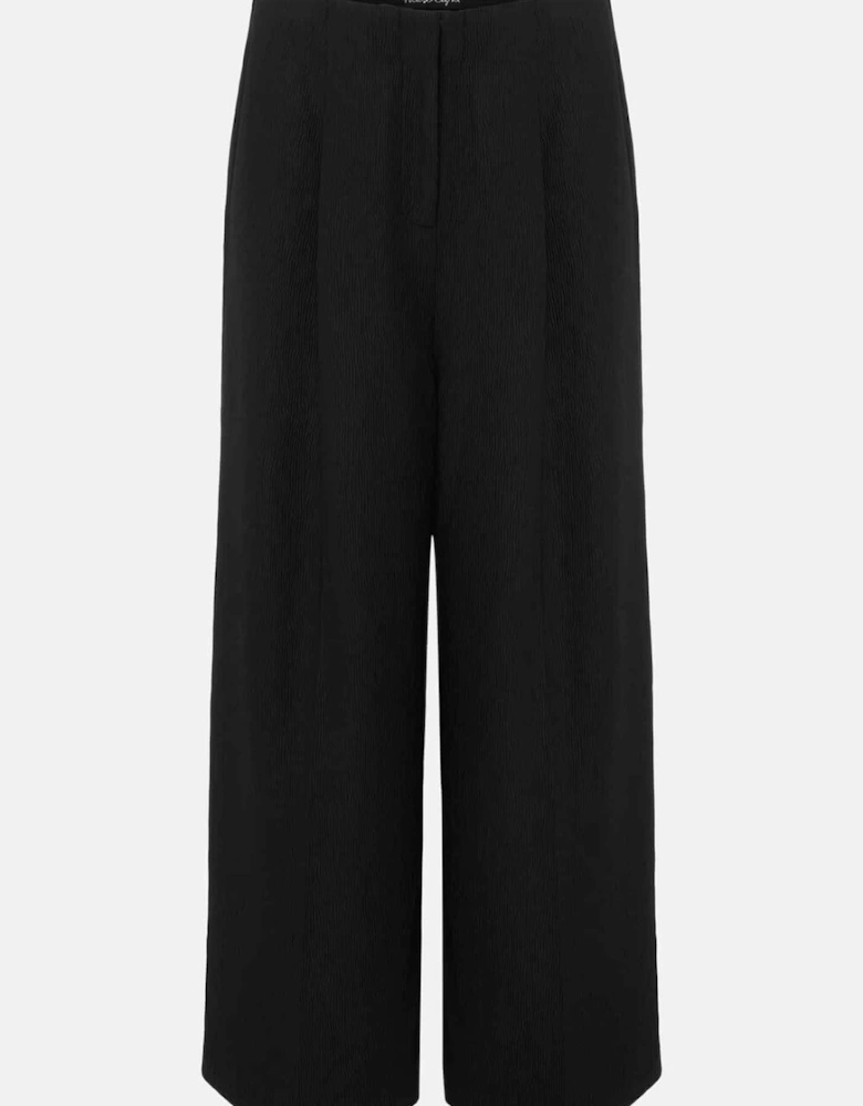 Audrea Black Wide Leg Culottes