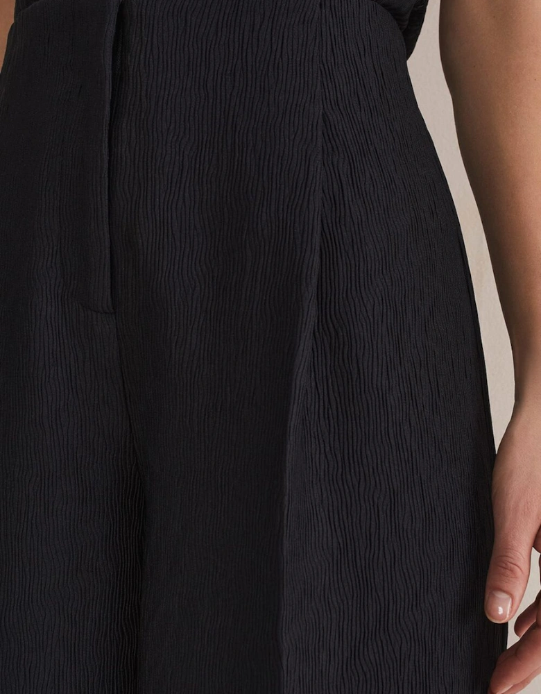 Audrea Black Wide Leg Culottes