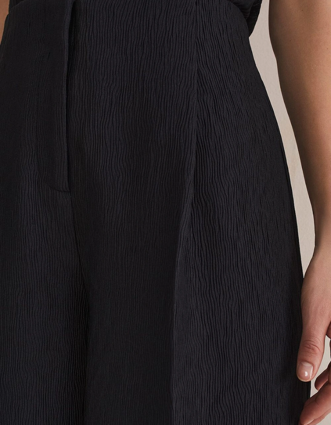 Audrea Black Wide Leg Culottes