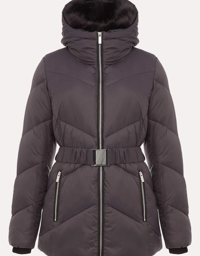 Krissy Short High Shine Puffer Coat