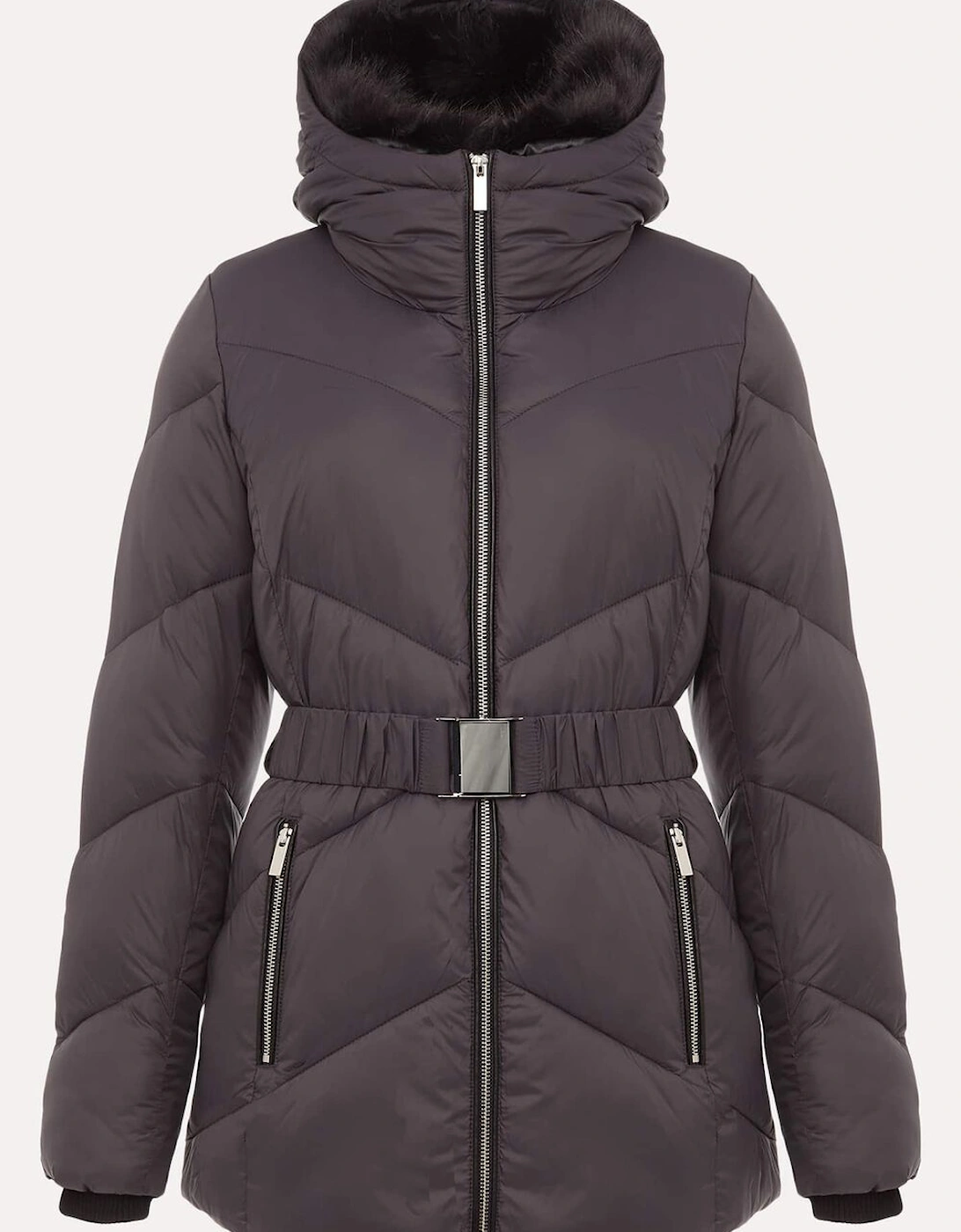 Krissy Short High Shine Puffer Coat