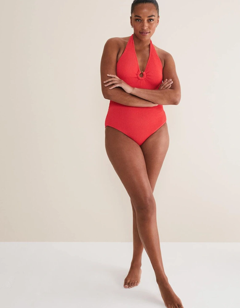 Red Halterneck Swimsuit