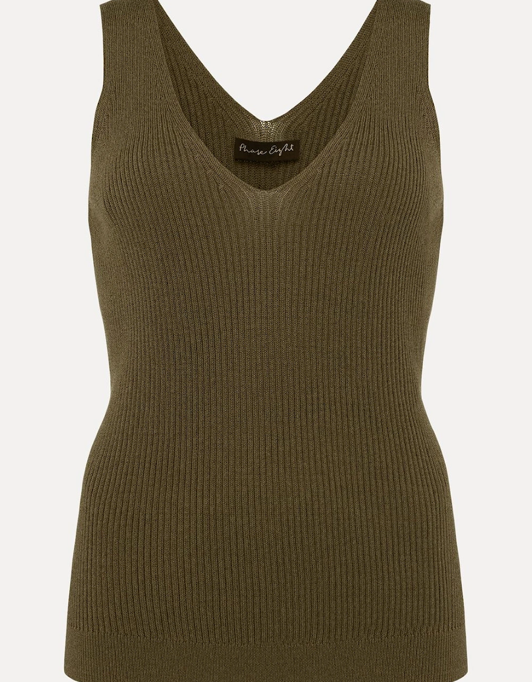 Caryl Ribbed Vest Top