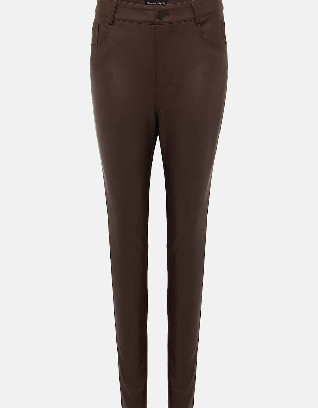 Kristina Faux Leather Jeans