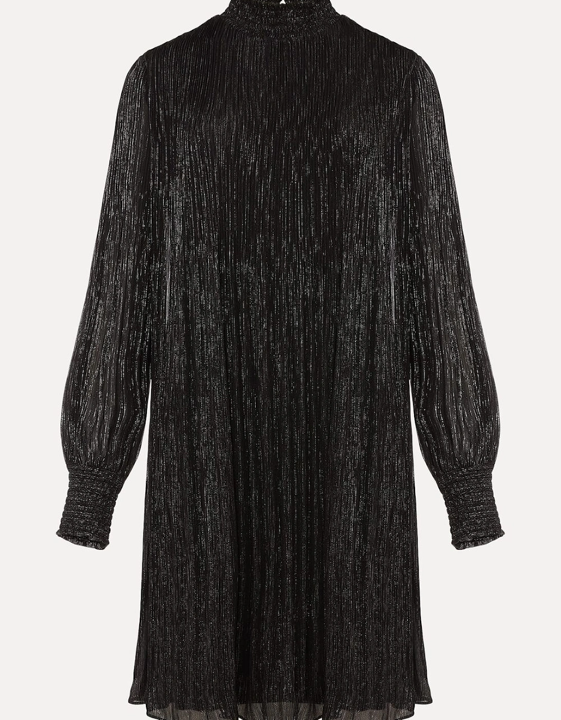 Elina Metallic Plisse Dress