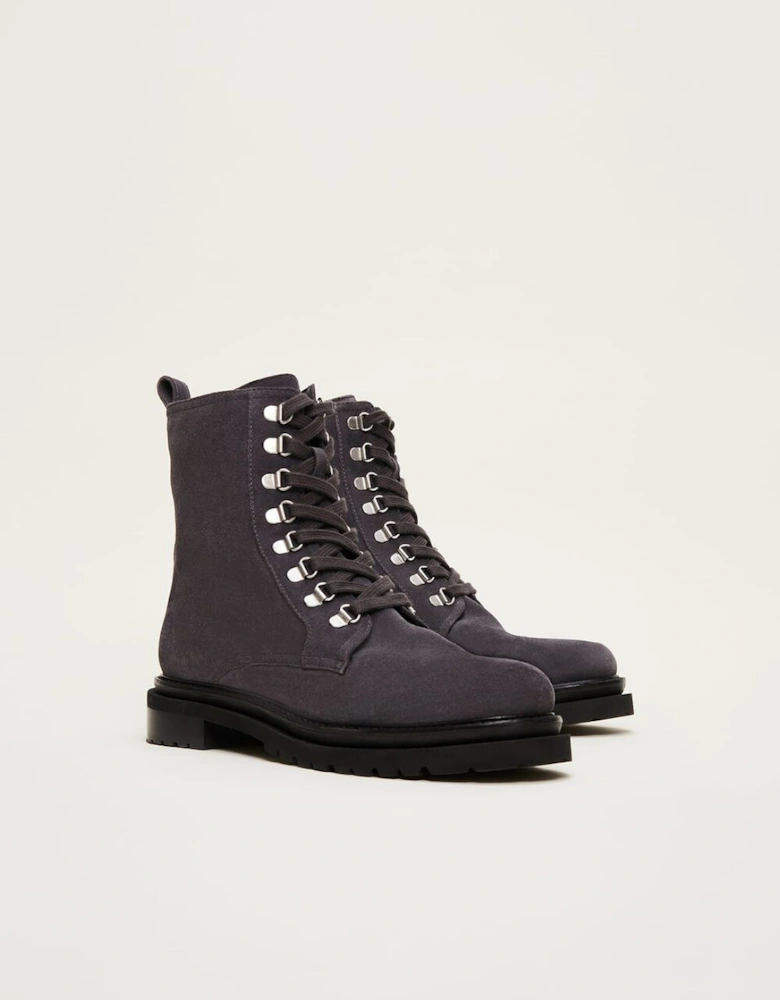 Meladie Suede Lace Up Hiker Boot