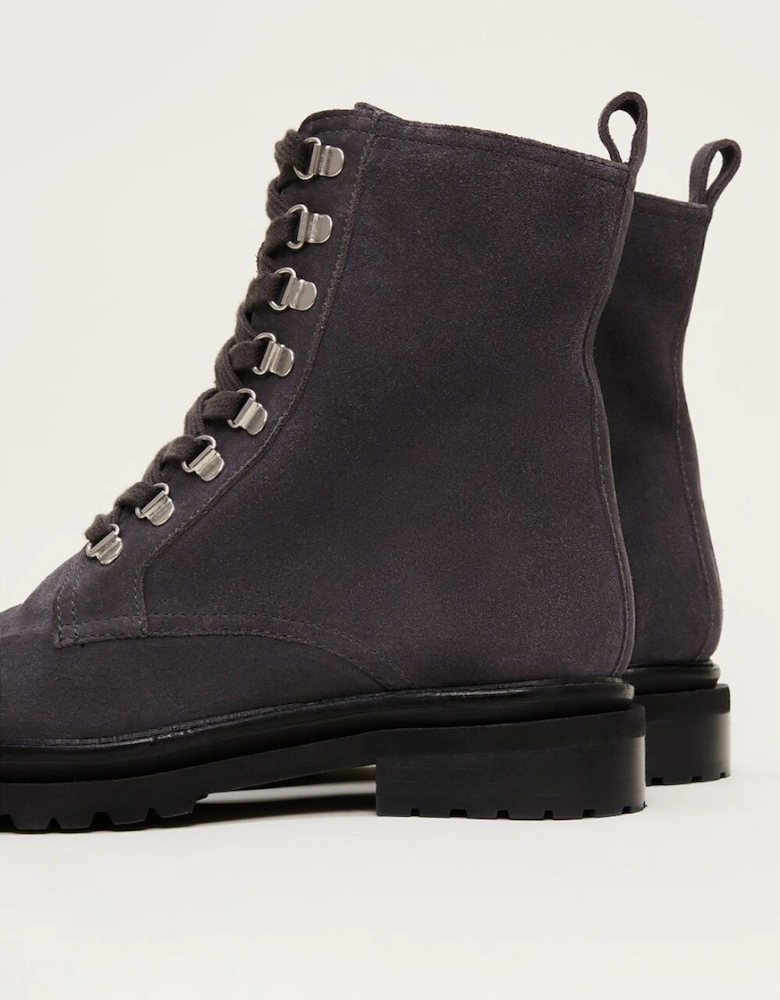 Meladie Suede Lace Up Hiker Boot