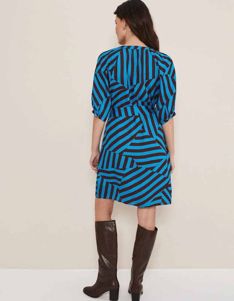 Rosella Striped Mini Dress