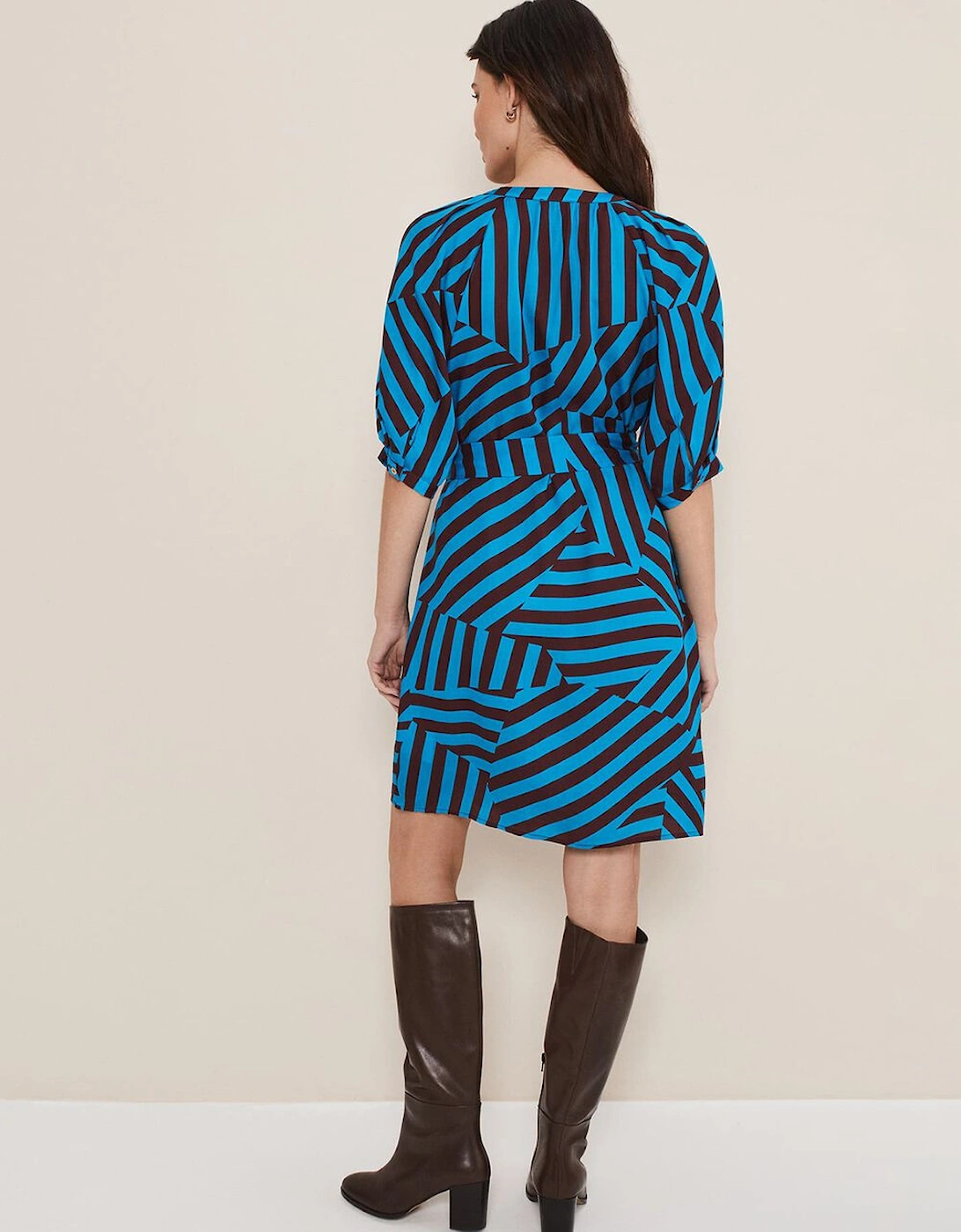 Rosella Striped Mini Dress